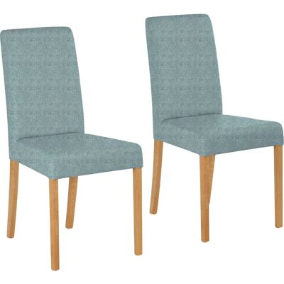 HOME AFFAIRE Bologna 4er Set Blau Hellblau - Stühle HOME AFFAIRE Bologna 4er Set Blau Hellblau - Stühle