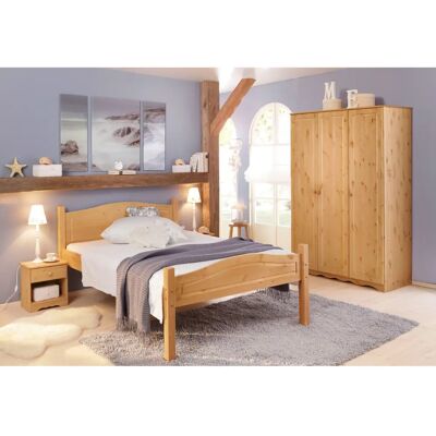 HOME AFFAIRE Bolton Bett - Natur gebeizt - Bett HOME AFFAIRE Bolton Bett - Natur gebeizt - Bett