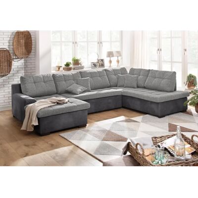 Home Affair Föhr U-Form Sofa - Microfaser Melrose - Modernes Design Home Affair Föhr U-Form Sofa - Microfaser Melrose - Modernes Design