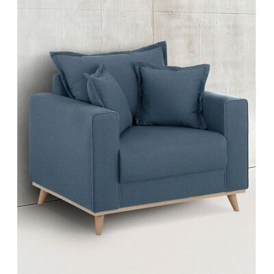 Home Affaire Edina Blau Sessel - Skandinavischer Stil Home Affaire Edina Blau Sessel - Skandinavischer Stil