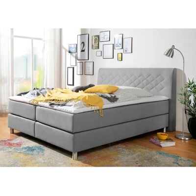 INOSIGN Parla Boxspringbett - Bonnell-Federkern H2, grau INOSIGN Parla Boxspringbett - Bonnell-Federkern H2, grau