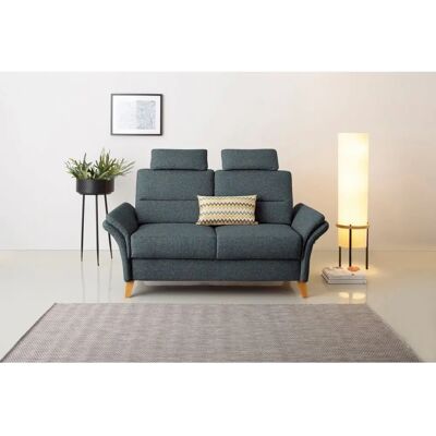 HOME AFFAIRE Westerland Sofa - 2-Sitzer, Blau, Stoff, Modern HOME AFFAIRE Westerland Sofa - 2-Sitzer, Blau, Stoff, Modern