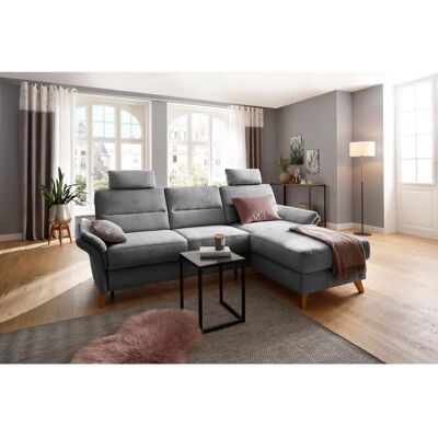 HOME AFFAIRE Westerland L-Form Sofa - Rechte Recamiere - Grau HOME AFFAIRE Westerland L-Form Sofa - Rechte Recamiere - Grau