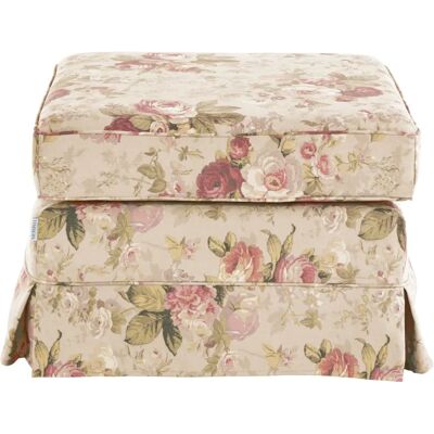 HOME AFFAIRE Shadmoor - Polsterhocker in Beige & Blumendruck - Ottomans HOME AFFAIRE Shadmoor - Polsterhocker in Beige & Blumendruck - Ottomans