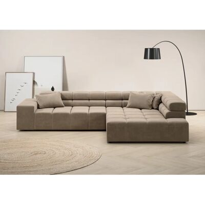 INOSIGN Ancona L-Form Sofa - Beige - Modern Retro INOSIGN Ancona L-Form Sofa - Beige - Modern Retro