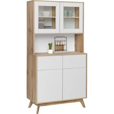 HOME AFFAIRE Skandi Weiß & Eiche Sideboard - Sideboard HOME AFFAIRE Skandi Weiß & Eiche Sideboard - Sideboard