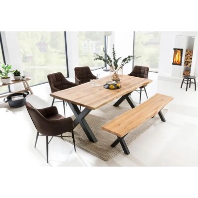 HOME AFFAIRE Tristan Rechteckiger Esstisch - Tisch, 160x77x90 cm HOME AFFAIRE Tristan Rechteckiger Esstisch - Tisch, 160x77x90 cm