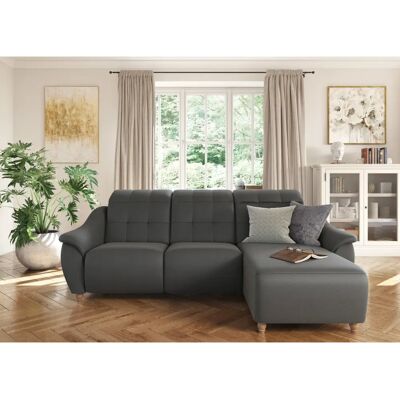 HOME AFFAIRE Boston L-Form Sofa - Microfaser, Elektrisch, Recamiere rechts HOME AFFAIRE Boston L-Form Sofa - Microfaser, Elektrisch, Recamiere rechts