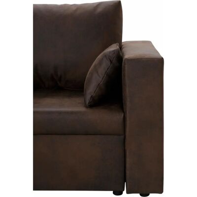 Home Affaire Pur 3-Sitzer Sofa - Microfaser MELROSE - Braun Home Affaire Pur 3-Sitzer Sofa - Microfaser MELROSE - Braun