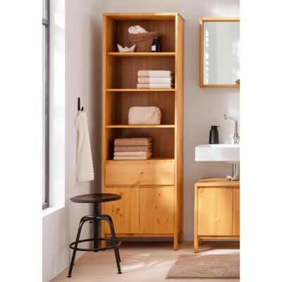 OTTO PRODUCTS Jorrick - Massivholz Minimalistischer Beiger Hochschrank OTTO PRODUCTS Jorrick - Massivholz Minimalistischer Beiger Hochschrank