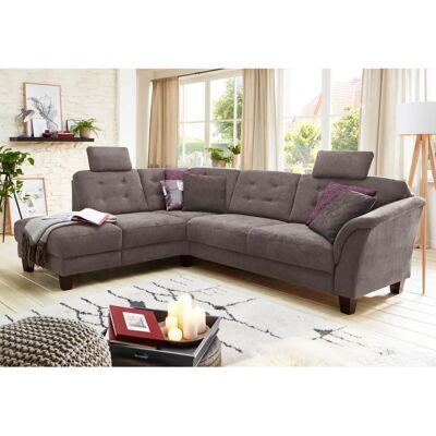 Home Affaire Trondheim L-Form Sofa - Microfaser, Ottomane links, ohne Stauraum Home Affaire Trondheim L-Form Sofa - Microfaser, Ottomane links, ohne Stauraum