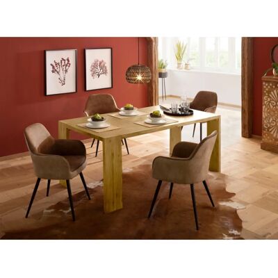 HOME AFFAIRE Marbella Esstisch - Rechteckig, 180x75x90cm HOME AFFAIRE Marbella Esstisch - Rechteckig, 180x75x90cm