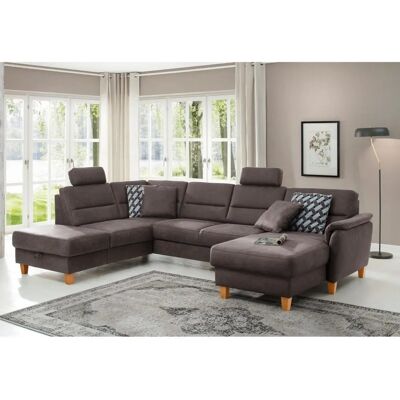 Home affaire Palmera U-Form Sofa - Mikrofaser Lederoptik Home affaire Palmera U-Form Sofa - Mikrofaser Lederoptik
