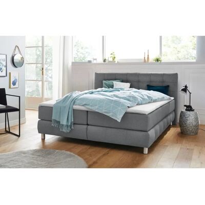 andas Salo Boxspringbett - 7-Zonen-Kaltschaummatratze, H3, 200x200 cm andas Salo Boxspringbett - 7-Zonen-Kaltschaummatratze, H3, 200x200 cm