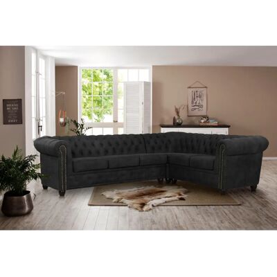 HOME AFFAIRE Rysum L-Form Sofa - Chesterfield HOME AFFAIRE Rysum L-Form Sofa - Chesterfield