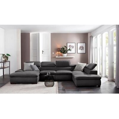 HOME AFFAIRE Alberto U-Form Sofa - Mikrofaser, Recamiere links HOME AFFAIRE Alberto U-Form Sofa - Mikrofaser, Recamiere links