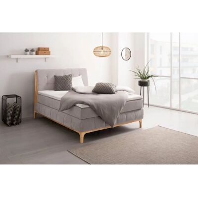 OTTO PRODUCTS Jelle Silber Boxspringbett - 160x200cm OTTO PRODUCTS Jelle Silber Boxspringbett - 160x200cm