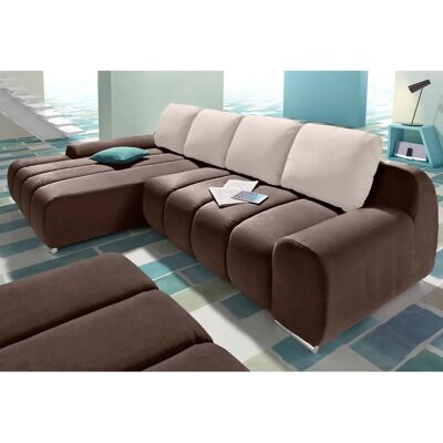 INOSIGN Bono L-Form Sofa - Mikrofaser, Orange, 291cm INOSIGN Bono L-Form Sofa - Mikrofaser, Orange, 291cm
