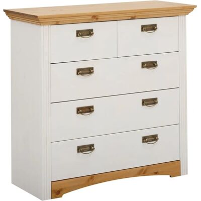 HOME AFFAIRE Konrad Massive FSC-Pine 5-Schubladenkommode - Sideboard HOME AFFAIRE Konrad Massive FSC-Pine 5-Schubladenkommode - Sideboard