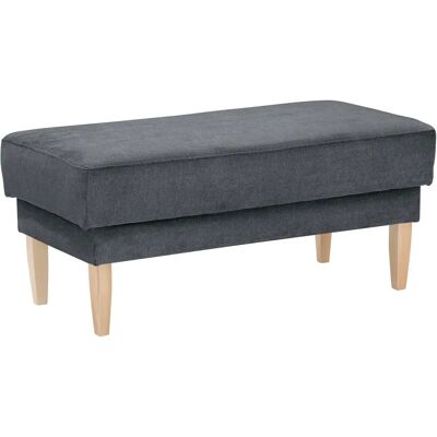 Home Affaire Scalea Hockerbank - Mikrofaser, Buche, Grau - 110x51x55cm Home Affaire Scalea Hockerbank - Mikrofaser, Buche, Grau - 110x51x55cm