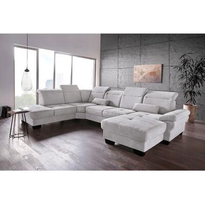 Places of Style Cornwall U-Form Sofa - U-Form Microfaser Couch Places of Style Cornwall U-Form Sofa - U-Form Microfaser Couch