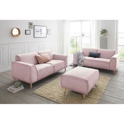 Andas Janek Pink Sofa Skandinavisches Design FSC-Rahmen Hoher Komfort Andas Janek Pink Sofa Skandinavisches Design FSC-Rahmen Hoher Komfort