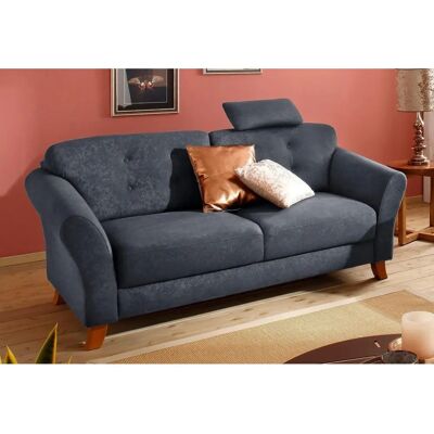 Home affaire Trondheim Sofa - Grau - Knopfheftung - 2-Sitzer Home affaire Trondheim Sofa - Grau - Knopfheftung - 2-Sitzer