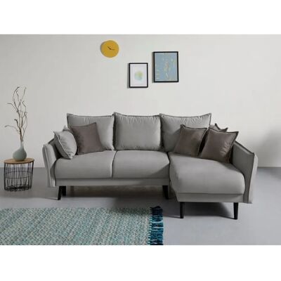 INOSIGN Asra L-Form Sofa - grau (grau, anthrazit) - Sofas INOSIGN Asra L-Form Sofa - grau (grau, anthrazit) - Sofas