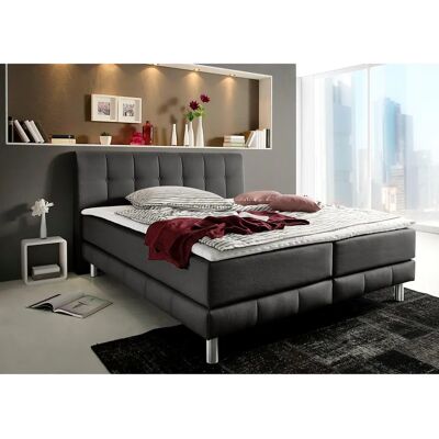 PLACES OF STYLE Cafone - Strukturstoff Bett - 140x200cm PLACES OF STYLE Cafone - Strukturstoff Bett - 140x200cm