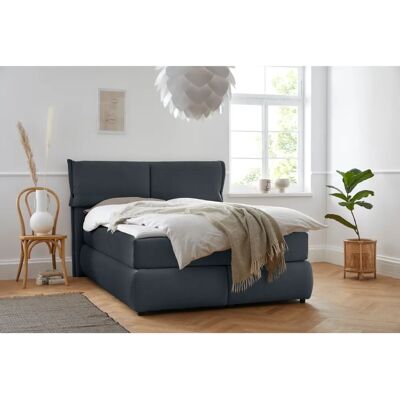 Andas Jenson Blau Bonnell Boxspringbett - Komplettbett Andas Jenson Blau Bonnell Boxspringbett - Komplettbett