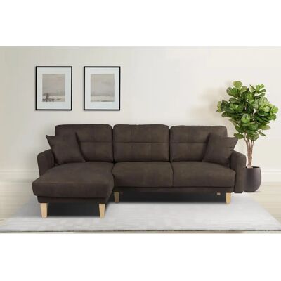 HOME AFFAIRE Triplo L-Formiges Sofa mit Stauraum - Microfaser HOME AFFAIRE Triplo L-Formiges Sofa mit Stauraum - Microfaser