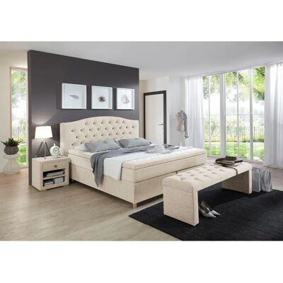 HOME AFFAIRE Claire Beiges Boxspringbett - Komplettbett HOME AFFAIRE Claire Beiges Boxspringbett - Komplettbett