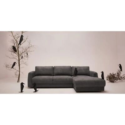 Andas Nordic Interior Hobro L-Form Microfaser Leder-Polstermöbel - Sofa Andas Nordic Interior Hobro L-Form Microfaser Leder-Polstermöbel - Sofa