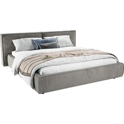 INOSIGN Adrina Polsterbett - Microfaser, Microfiber, Grau - 140x220cm - Modern INOSIGN Adrina Polsterbett - Microfaser, Microfiber, Grau - 140x220cm - Modern