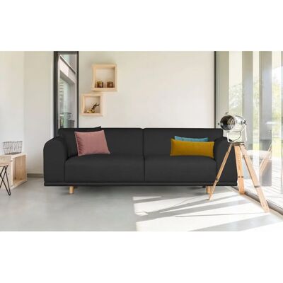 Andas Maroon 3-Sitzer Sofa - Skandinavisches Design Andas Maroon 3-Sitzer Sofa - Skandinavisches Design
