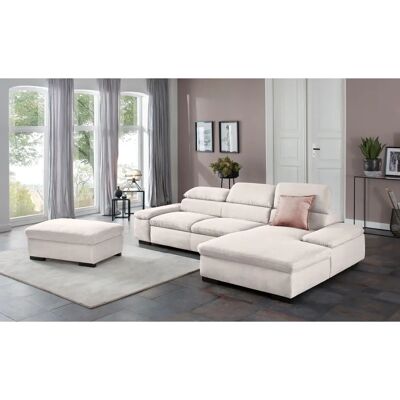 Home Affair Alberto Beige Microfaser Stauraumhocker - Hocker Home Affair Alberto Beige Microfaser Stauraumhocker - Hocker