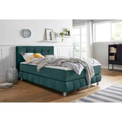 Andas Salo - Boxspringbett mit Polyesterbezug - 140x200cm Andas Salo - Boxspringbett mit Polyesterbezug - 140x200cm