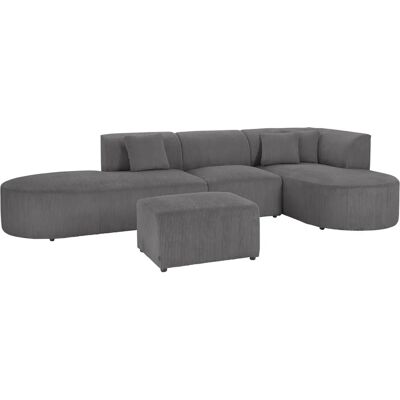 Andas Alesund L-Form Grau Modulares Sofa - Sofa Andas Alesund L-Form Grau Modulares Sofa - Sofa
