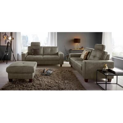 Places of Style Varese Taupe Hocker - Ottomans Places of Style Varese Taupe Hocker - Ottomans