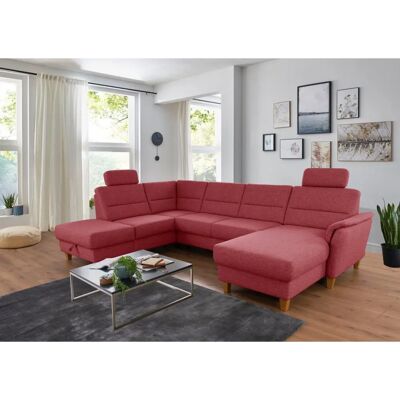 HOME AFFAIRE Palmera U-Form Lila Sofa - U-Form Couch HOME AFFAIRE Palmera U-Form Lila Sofa - U-Form Couch