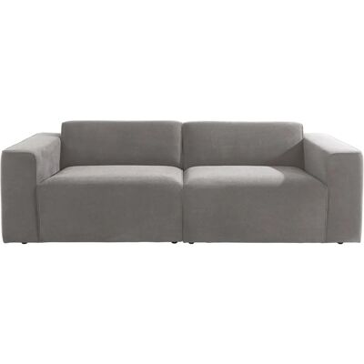 andas Noord Microfaser-Sofa - 3-Sitzer, Grau, Nordisches Design andas Noord Microfaser-Sofa - 3-Sitzer, Grau, Nordisches Design