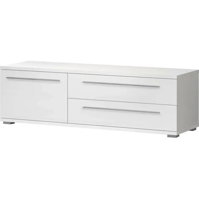 Places of Style Piano Weiß Hochglanz TV-Board - Sideboard Places of Style Piano Weiß Hochglanz TV-Board - Sideboard