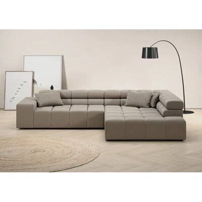 INOSIGN Ancona L-Form Sofa - taupe - Sofas INOSIGN Ancona L-Form Sofa - taupe - Sofas