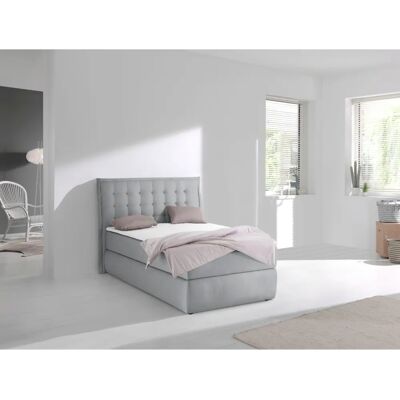 INOSIGN Sagres Boxspringbett - Modern, Grau, 100x200cm INOSIGN Sagres Boxspringbett - Modern, Grau, 100x200cm