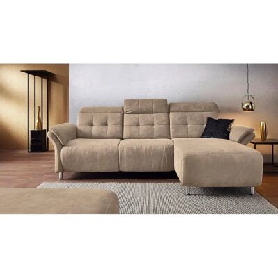 Places of Style Manhattan L-Form Sofa - Mikrofaser Beige, 270cm Places of Style Manhattan L-Form Sofa - Mikrofaser Beige, 270cm