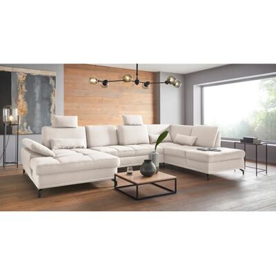 PLACES OF STYLE Costello Beigemicrofaser Schlafsofa - Sofa PLACES OF STYLE Costello Beigemicrofaser Schlafsofa - Sofa