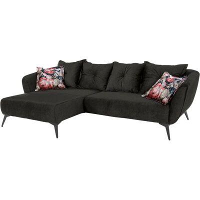 INOSIGN Baggio L-Form Ecksofa - Anthrazit Velours INOSIGN Baggio L-Form Ecksofa - Anthrazit Velours
