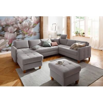 Home affaire Earl U-Form Sofa - Modern Microfibre, 8 Sitze Home affaire Earl U-Form Sofa - Modern Microfibre, 8 Sitze