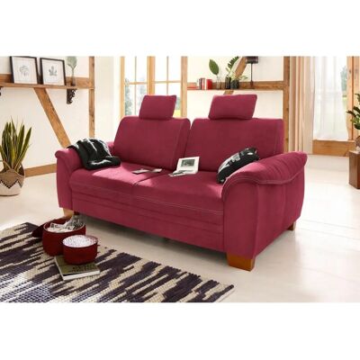 Home affaire Husum 3-Sitzer - bordeaux Home affaire Husum 3-Sitzer - bordeaux