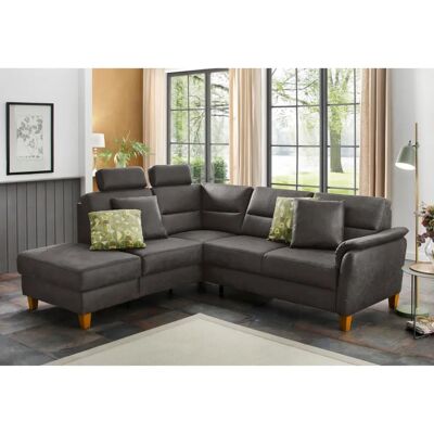 Home Affaire Palmera L-Form Sofa - L-förmige Mikrofasér Lederoptik Home Affaire Palmera L-Form Sofa - L-förmige Mikrofasér Lederoptik